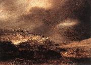 Rembrandt Peale Stormy Landscape oil painting